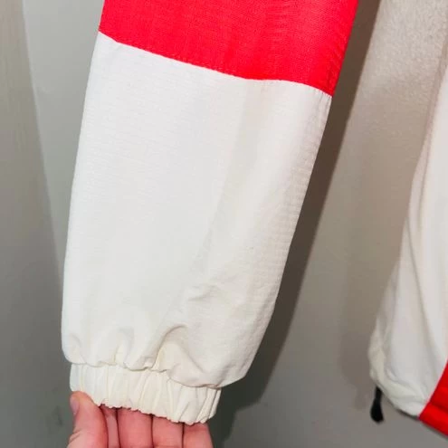 Columbia Peach & White Full Zip Windbreaker Hooded Jacket - Size M 8 Columbia Peach & White Full Zip Windbreaker Hooded Jacket - Size M - Image 8
