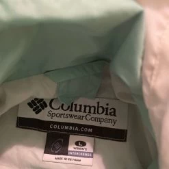 Columbiablue And White Rain Wind Jacket - Size L -Columbia Sale Store b0244394f23f2f06aab841b78f78b439 image