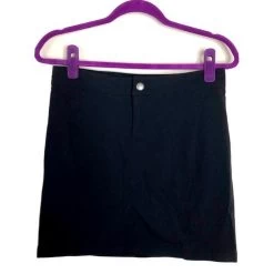ColumbiaWomen's Plus Omni-Shield 'Just Right' Black Drawstring Skort 6/38 - Size 6