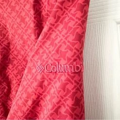 ColumbiaRed Houndstooth Print Zip Up Rain Resistant Jacket Hooded Small Women - Size S -Columbia Sale Store b5de82751c1669a8e786f0577bd77b0d image