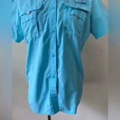 Columbia PFG Bahama ShirtShort Sleeve Fishing Outdoor Turquoise Size M - Size M 19 Columbia PFG Bahama ShirtShort Sleeve Fishing Outdoor Turquoise Size M - Size M -Columbia Sale Store bfbb61c94957077e22422d19671dc5a2 image