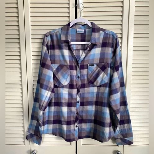 ColumbiaTapered Fit Flannel Button Down Shirt Large Plaid - Size L 8 ColumbiaTapered Fit Flannel Button Down Shirt Large Plaid - Size L - Image 8