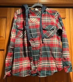Columbia Hooded Flannel - Size M