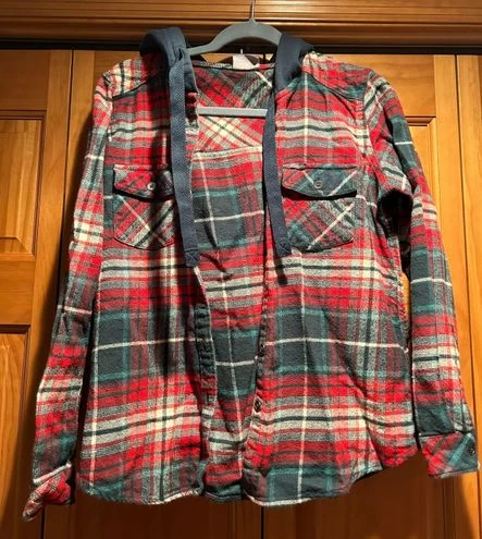 Columbia Hooded Flannel - Size M 1 Columbia Hooded Flannel - Size M