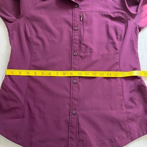 ColumbiaOmni-Shade Sun Protection Purple Long Sleeve Outdoor Button Down Shirt - Size L 8 ColumbiaOmni-Shade Sun Protection Purple Long Sleeve Outdoor Button Down Shirt - Size L - Image 8