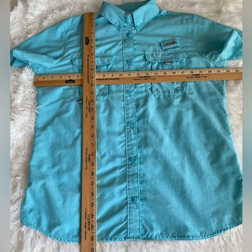 Columbia PFG Bahama ShirtShort Sleeve Fishing Outdoor Turquoise Size M - Size M 13 Columbia PFG Bahama ShirtShort Sleeve Fishing Outdoor Turquoise Size M - Size M - Image 13