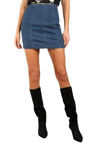 Columbia Denim Mini Skirt With Pockets -S- Size S 1 Columbia Denim Mini Skirt With Pockets -S- Size S