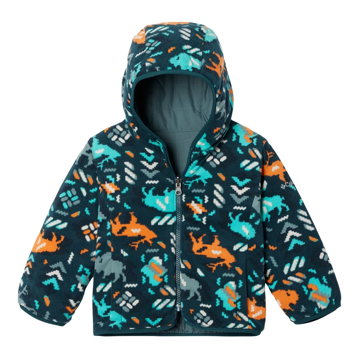 Columbia Toddler Boys' 2-4 Double Trouble™ Reversible Jacket 1 Columbia Toddler Boys' 2-4 Double Trouble™ Reversible Jacket