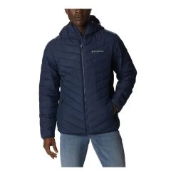 Columbia Men's Eddie Gorge Midlayer Jacket Insulated Synthetic Hooded Water Resistant