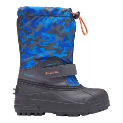 Columbia Kids' Pre-School/Grade School Powderbug Forty Print Winter Boots Boys' Waterproof