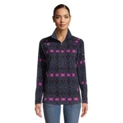 Columbia Women's Glacial™ IV Print Half Zip Fleece Pullover -Columbia Sale Store columbia w glcl iv fleece 1 2 plum blanket xs d6493173 c288 4c93 8c23 9173fa2b0577 jpgrendition