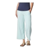 Columbia Women's Lodge French Terry Pants Casual Loose Fit Mid Rise Wide Leg Crop Stretch