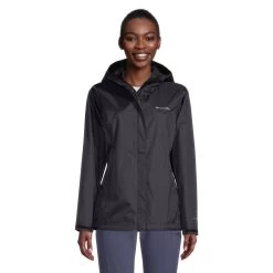 Columbia Women's Arcadia II Hooded Rain Jacket Waterproof Breathable Packable Shell