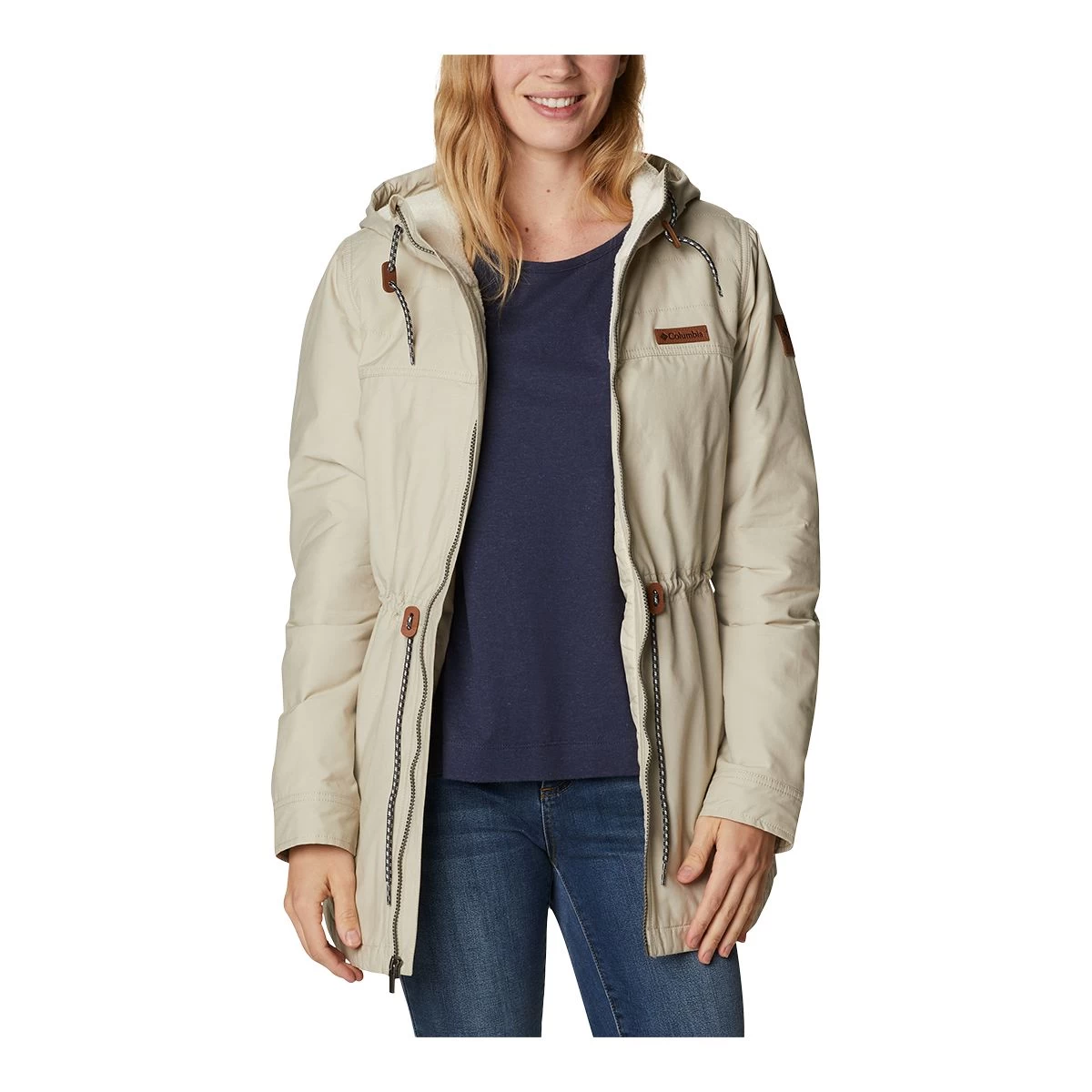 Columbia Women's Chatfield Hill Spring/Fall Jacket Long Insulated Synthetic Hooded 3 Columbia Women's Chatfield Hill Spring/Fall Jacket Long Insulated Synthetic Hooded - Image 3