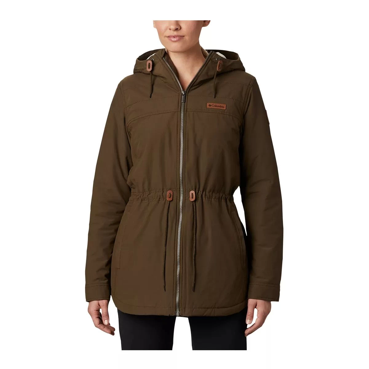 Columbia Women's Chatfield Hill Spring/Fall Jacket Long Insulated Synthetic Hooded 4 Columbia Women's Chatfield Hill Spring/Fall Jacket Long Insulated Synthetic Hooded - Image 4