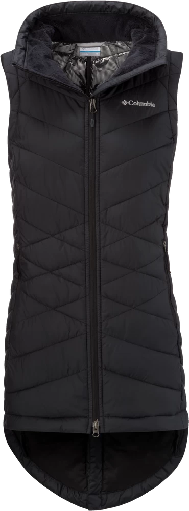 Columbia Women's Heavenly Vest Insulated Semi-Fitted Winter Long 2 Columbia Women's Heavenly Vest Insulated Semi-Fitted Winter Long - Image 2