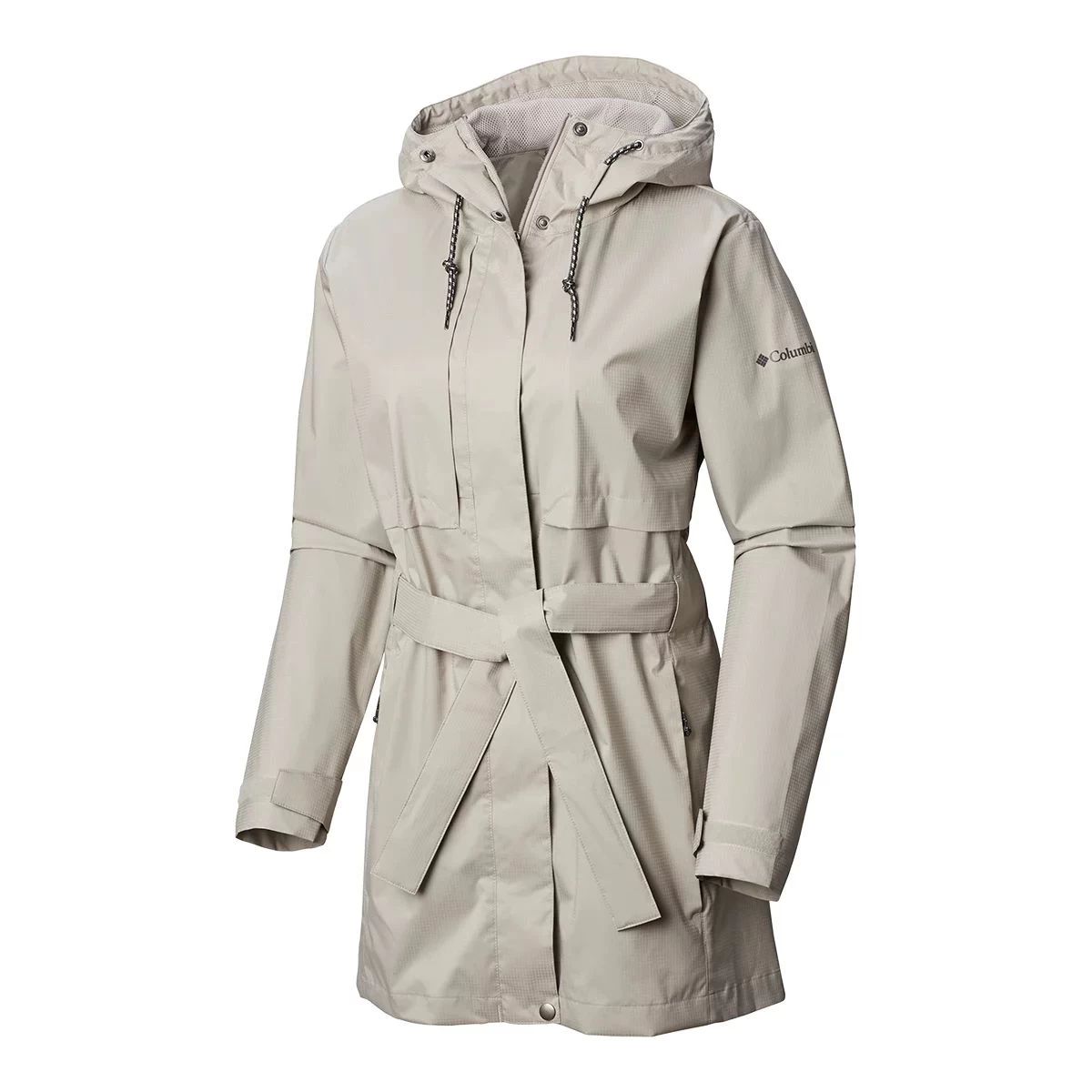 Columbia Women's Pardon My Trench Rain Jacket Waterproof Hooded Breathable Long 2 Columbia Women's Pardon My Trench Rain Jacket Waterproof Hooded Breathable Long - Image 2