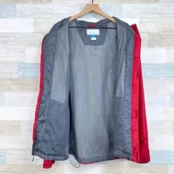 ColumbiaWatertight II Rain Jacket Red Nylon Waterproof Mesh Lined Mens Large - Size L -Columbia Sale Store d5141e27a81c5f3cdf797ecd79cc2078 image