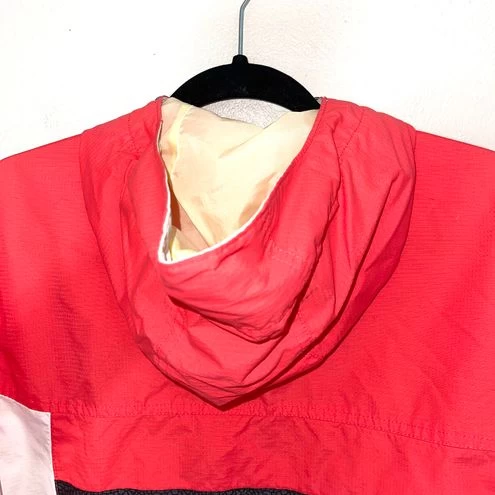 Columbia Peach & White Full Zip Windbreaker Hooded Jacket - Size M 11 Columbia Peach & White Full Zip Windbreaker Hooded Jacket - Size M - Image 11