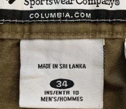 ColumbiaCargo Shorts Brown Khaki Lightweight Cotton Flat Front 34 - Size 34 17 ColumbiaCargo Shorts Brown Khaki Lightweight Cotton Flat Front 34 - Size 34 -Columbia Sale Store d964b3c03359e5ed1b734da9175c6f6a photo