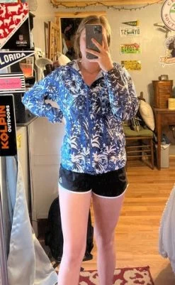 Columbia Blue Rain Jacket - Size XS