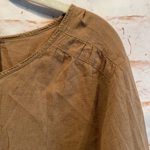 Columbia Vintagebutton Down Blouse Scoop Neck L - Size L 6 Columbia Vintagebutton Down Blouse Scoop Neck L - Size L - Image 6