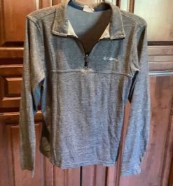 Columbia Gray 1/4 Zip - Size S