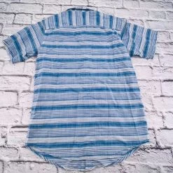 ColumbiaShirt Women's Small Blue White Stripe Cotton Short Sleeve Pocket - Size S -Columbia Sale Store e3b3f32bcd82d1bd46d18c3a4a6c467b image