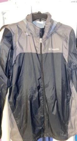 Columbia Black Raincoat - Size S