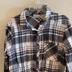 Columbia Long Sleeve Button Down Flannel Top - Size M -Columbia Sale Store eecaec7117a9d3b224ccb4153894912b 661629817.279014