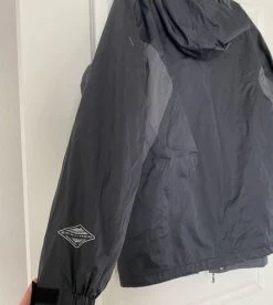 ColumbiaWindbreaker Black/Gray Medium With Hoodie - Size M -Columbia Sale Store f3aa726ff2e7e59576c54ac5bde3f29b photo