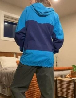 Columbia Super CoolColorful Blue And Orange Rain Jacket 🦋 - Size L -Columbia Sale Store f3cad084db128596f74189083960b638 photo