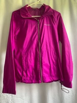Columbia Purple Raincoat - Size S