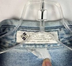 Columbia Vintage 90s Denim Long Sleeve Button Down Collared Shirt Shacket - Size XXL 8 Columbia Vintage 90s Denim Long Sleeve Button Down Collared Shirt Shacket - Size XXL -Columbia Sale Store f589c556da832c32a61834c1600e7db5 photo