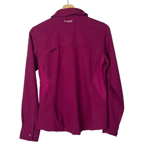 ColumbiaTitanium Hot Pink Button Down Long Sleeve S - Size S 2 ColumbiaTitanium Hot Pink Button Down Long Sleeve S - Size S - Image 2