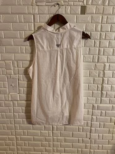 Columbia Columbus Women's White Sleeveless Shirt - Size XL 2 Columbia Columbus Women's White Sleeveless Shirt - Size XL - Image 2