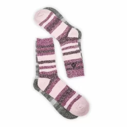 Columbia Womens Canyon Stripe Super Soft Sock - 2 Pack